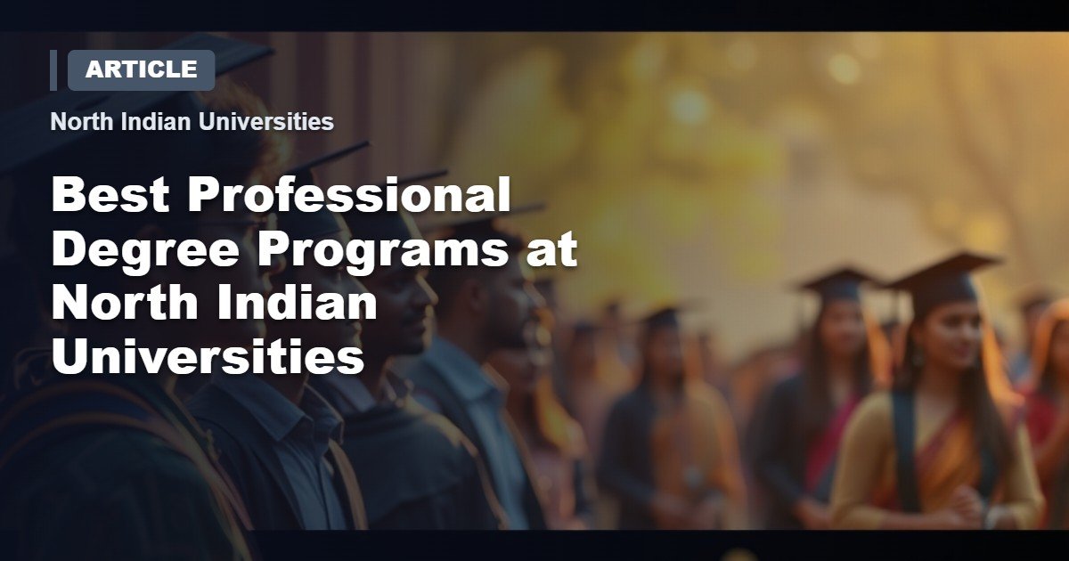 Elite Professional Degree Programs Across North India: Delhi, Uttar Pradesh, Punjab & Haryana