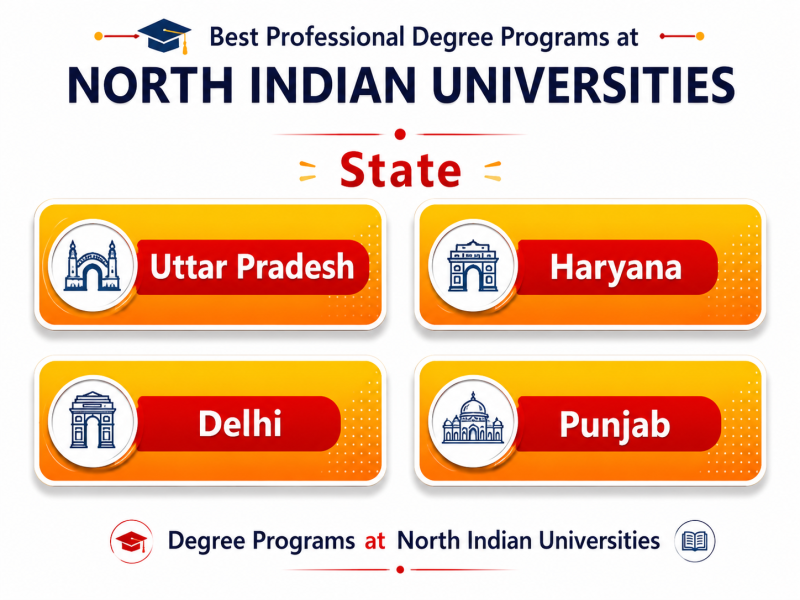Premier Professional Degree Programs Across North Indian Universities